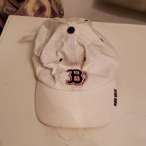 White red Sox baseball hat
